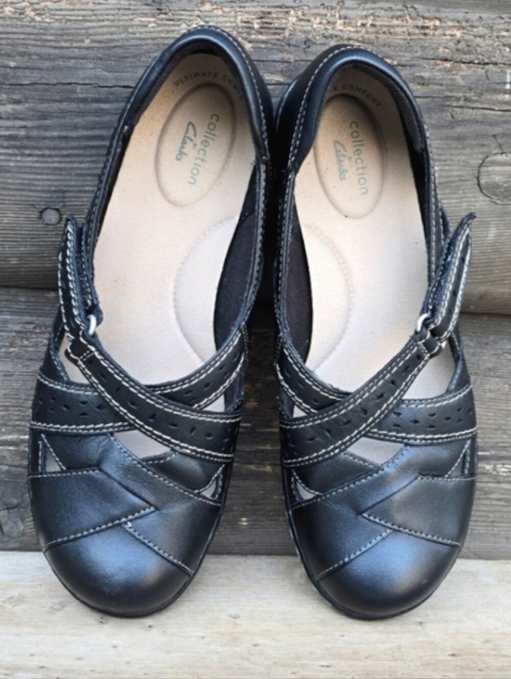 Clarks Ashland Spin Q Modern Boho Minimalist Ultimate Comfort Flats 9W